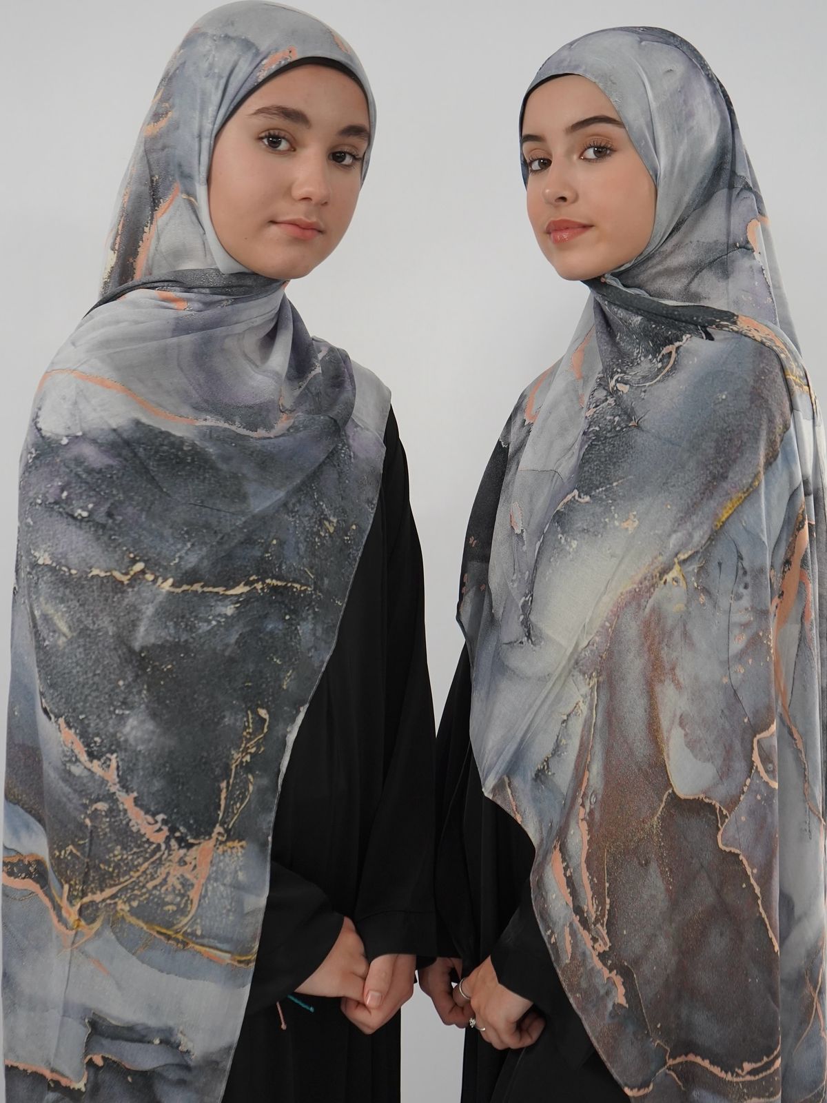 Modal prints -Aqua Dark Marble