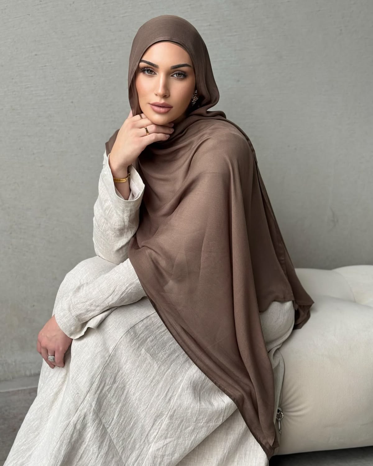 Modal Hijabs+ matching undercaps