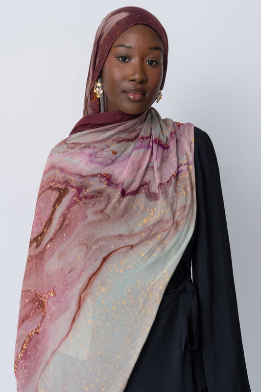 Modal prints -Rose Petals Marble