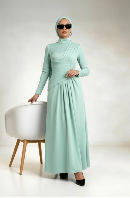 CELINE DRESS elegant front view- zarelladesign