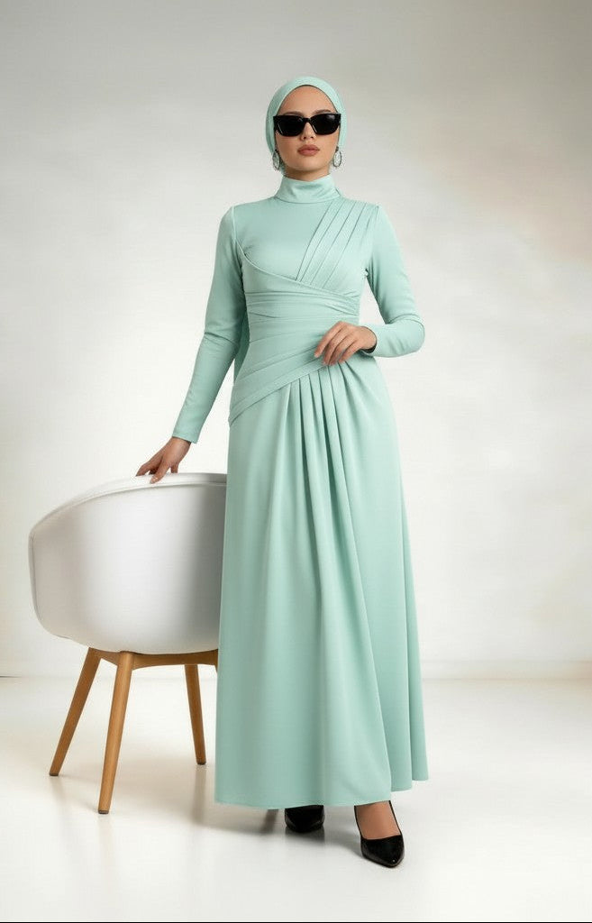 CELINE DRESS elegant front view 1- zarelladesign