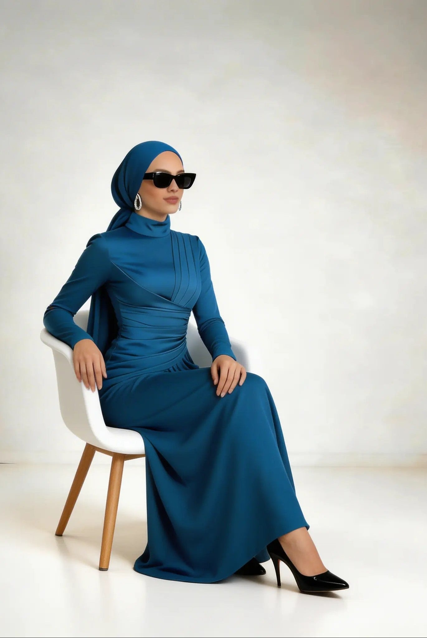 CELINE DRESS elegant sitting-view 