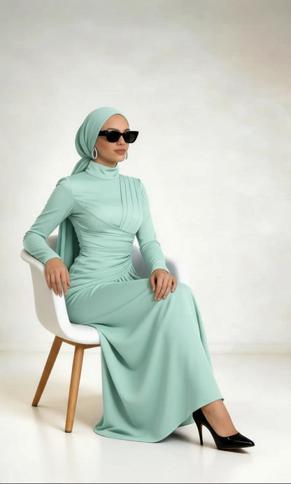 CELINE DRESS elegant sitting view- zarelladesign