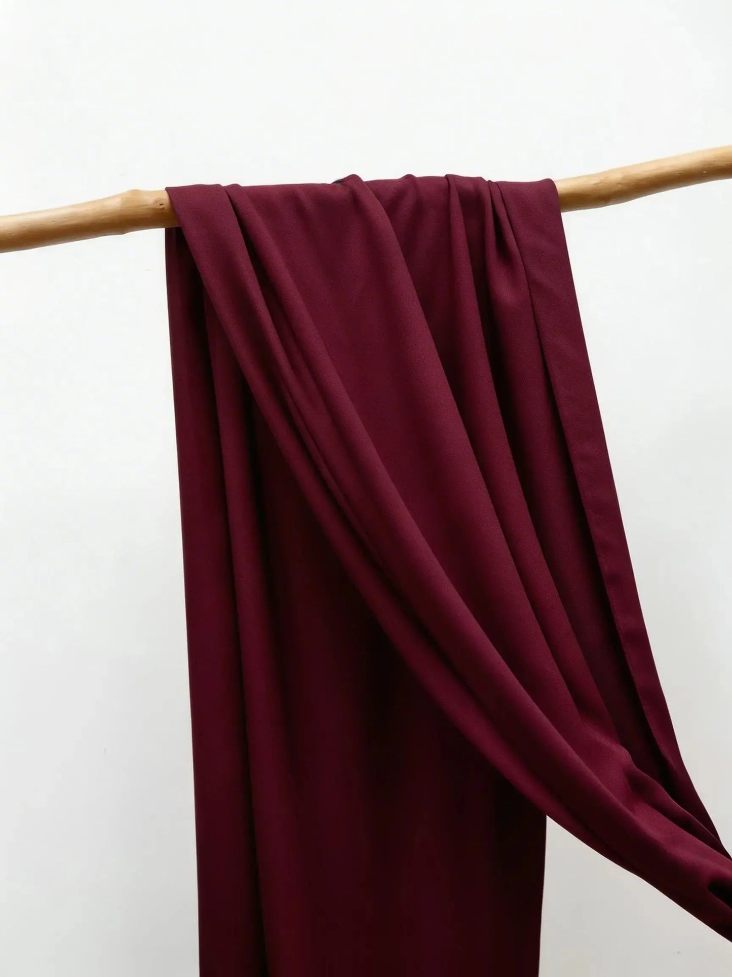 Chiffon Hijab deep rose purple - aesthetic view  white background