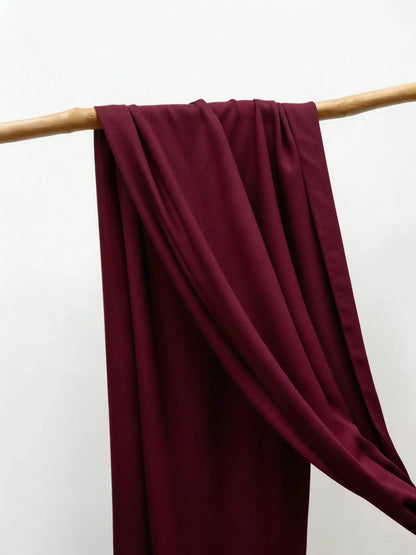 Chiffon Hijab deep rose purple - aesthetic view  white background