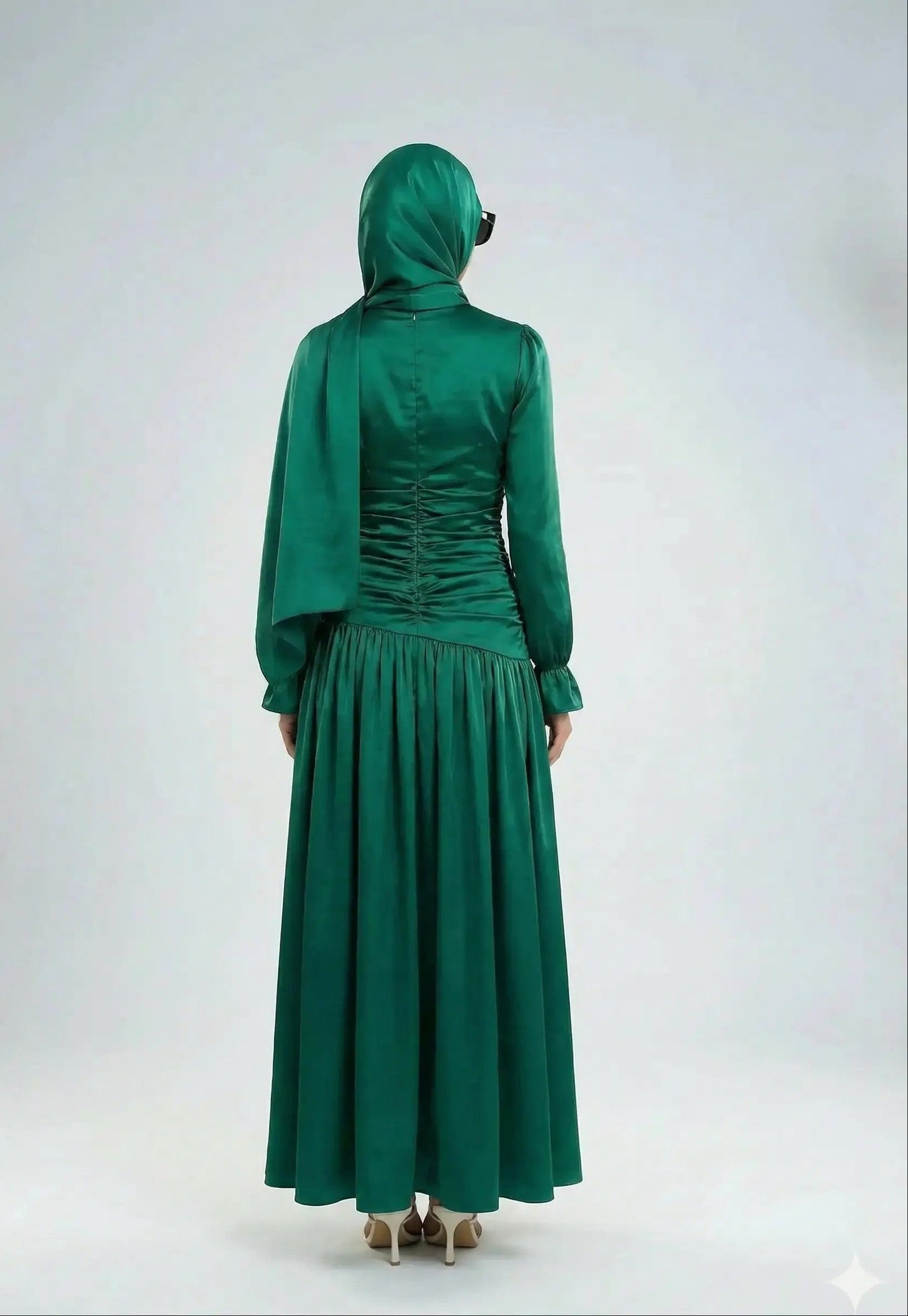 Luna dress back view - zarelladesign 