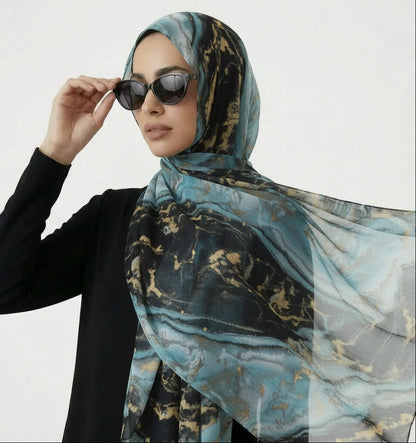 Modal prints -  Grey Moon Light Marble