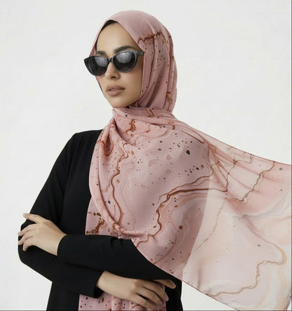 Modal prints - Pink Sea Marble