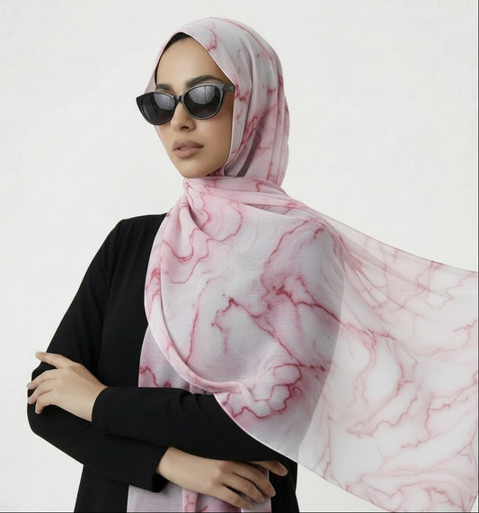 Modal prints - Pink Waves Marble