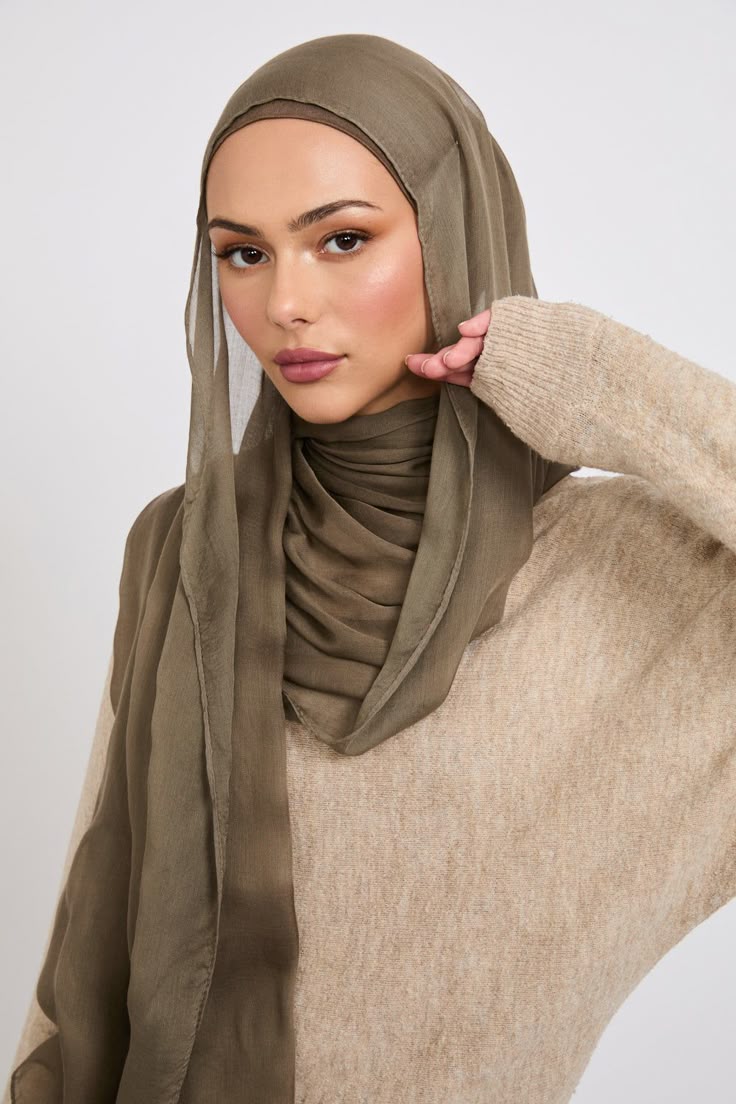 Modal Hijabs+ matching undercaps