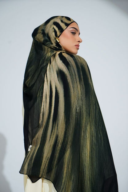 Modal prints -Dark Green Forest Marble