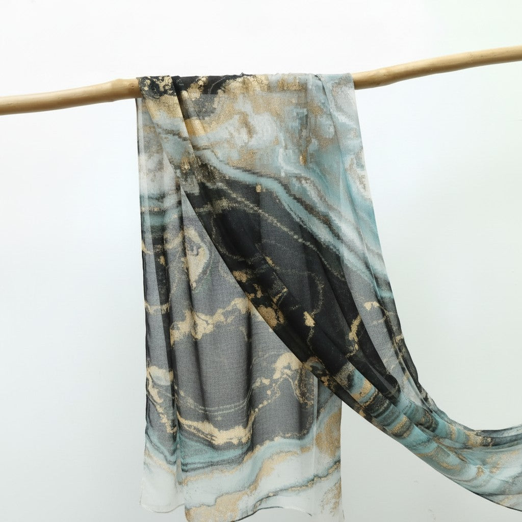 Modal prints -  Grey Moon Light Marble