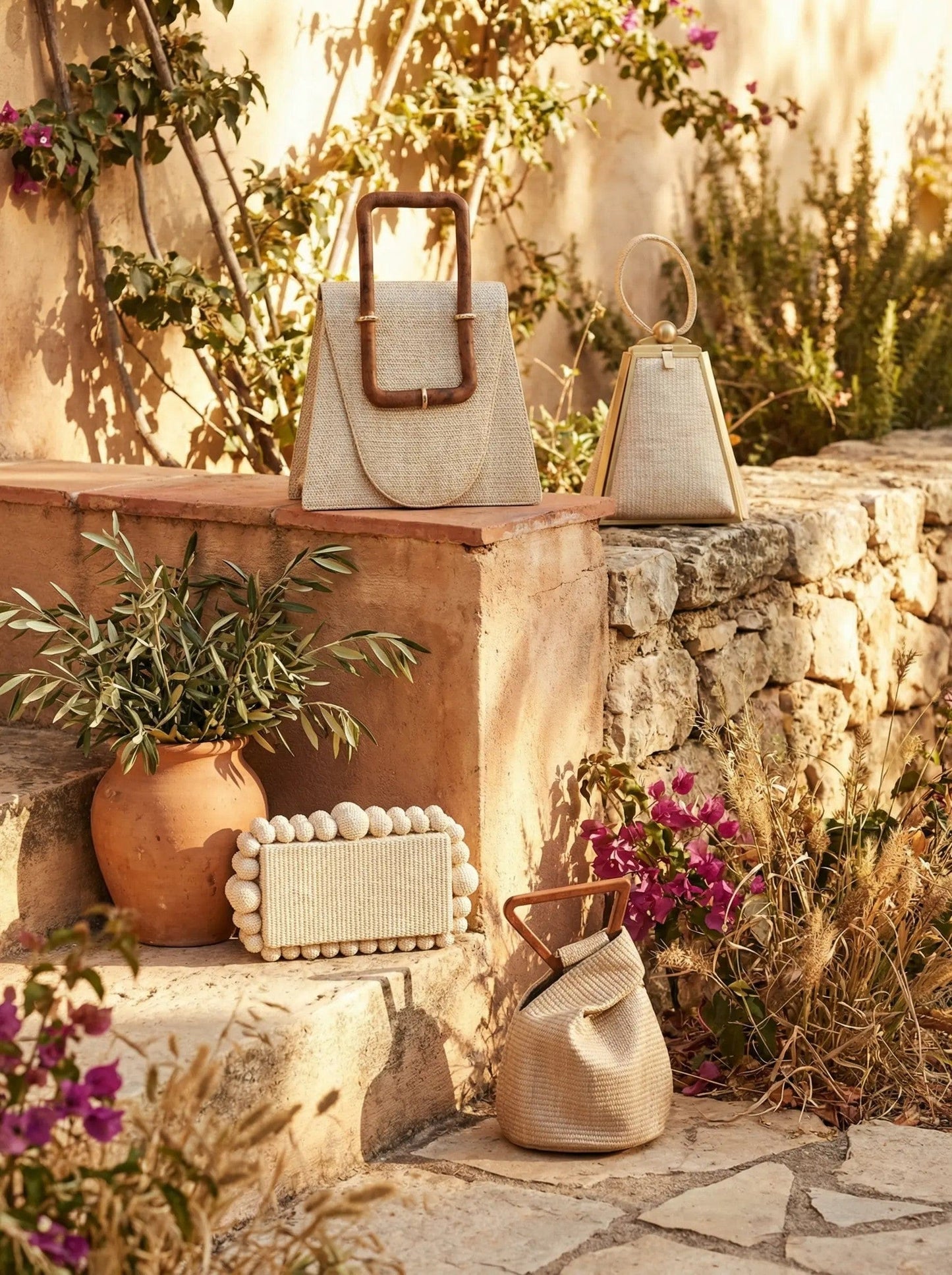 zarella design Mini Bag flower vibe background